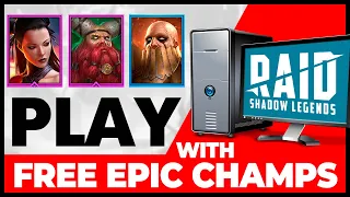 How to play RAID Shadow Legends on PC🔥 Free Epic Champion🔥Download & Install PC Client to Get Bonus