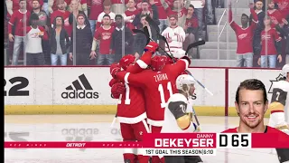 Vegas Golden Knights vs Detroit Red Wings - NHL 22 - Season Gameplay Sportd Simulation