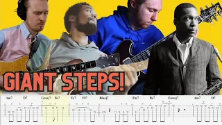 Giant Steps For Guitar - 3 Solos You'll NEVER Be Able to Play! JAZZ!