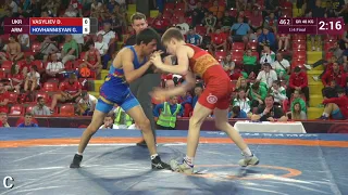 1/4 GR - 48 kg: D. VASYLIEV (UKR) v. G. HOVHANNISYAN (ARM)