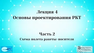 Лекция 4 Основы проектирования РКТ. Часть 2 Схема полета ракеты-носителя