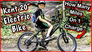 Max Distance with Kent Torpedo 20” Kids Electric Bike & Why we wanted this E-Bike for my 8 year old.