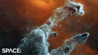 Webb Space Telescope's eerie Pillars of Creation image has all the Halloween vibes in 4K