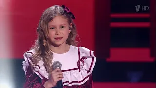 Полина Данильченко. «Bim bam toi» - Слепые прослушивания - Голос.Дети - Сезон 8 The Voice Kids RU