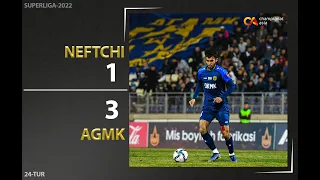 Superliga. Neftchi - AGMK 1:3 Highlights (2.11.2022)