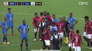 CRAZY SCENES! Rewa FC Vs Lautoka FC in the OFC Champions League (Fiji Football)