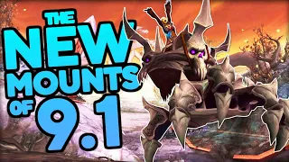 All The New Mounts Of 9.1 RANKED! Shadowlands Chains Of Domination