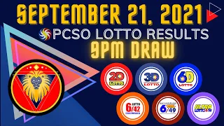 Lotto Result Daily | Lotto Result Today: September 21,2021 9pm