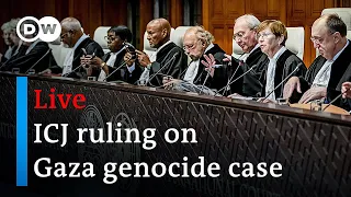 Live: ICJ to rule in Gaza genocide case | DW News