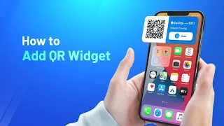 How to add QR Widget (iOS)