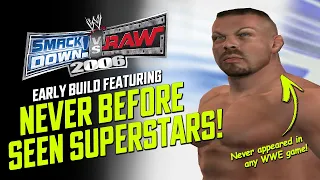 Early Build of SVR 2006 Featuring Never Before Seen Superstars! 🤯 (WWE Smackdown vs RAW 2006)