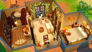 Cozy Autumn Platform Bedroom: The Sims 4 Room Building #Shorts #Shorts30