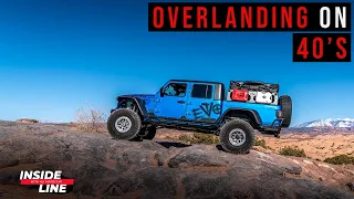 Jeep Gladiator Rubicon on 40's Overland Build | Inside Line