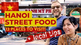The Ultimate VIETNAMESE STREET FOOD TOUR in Hanoi (Local Tips!)