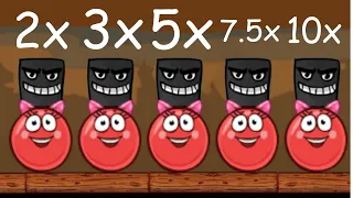 Red Ball 4: Black Box - All Levels in ‘2x’ ‘3x’ ‘5x’ ‘7.5x’ ‘10x’ Speed gameplay Vol. 3