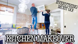 EXTREME Kitchen Renovation (completely gutted!) Part 1