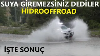 OFFROAD ARAÇLARINI SUDA YÜZDÜRDÜK we floated offroad vehicles in water