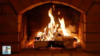 Cozy Jazz Piano Lounge Music & Crackling Fireplace 4K Escape the Stress with Fireplace Jazz Ambience