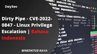 Dirty Pipe - CVE-2022-0847 - Linux Privilege Escalation | #cybersecurity #linux #dirtypipe