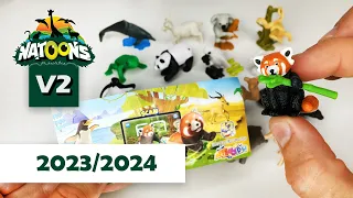 Natoons 3. Kinder Surprise 2023/2024 Version 2: RED PANDA Натунс 3 Киндер Сюрприз Красная Панда