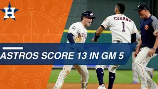 Check out all the Astros' runs from Game 5