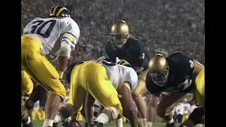 1990 #4 Michigan @ #1 Notre Dame No Huddle