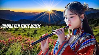 Himalayan Flute music  ♪ Morning flute music ♪ Mountain flute music