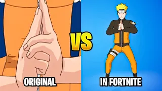 Naruto Original Summoning Jutsu VS in Fortnite (Comparing)