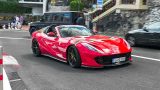 Ferrari 812 GTS Novitec - LOUD Cold Engine Start, Revs and Driving in Monaco!