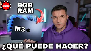 Macbook Air M3 de 8gb de RAM ¿es recomendable?