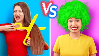 CABELO CURTO VS. LONGO! Situações Engraçadas para Meninas se Identificarem, por 123 GO! CHALLENGE