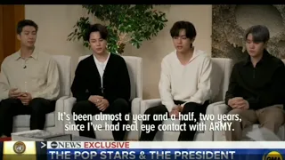 [Eng sub] BTS interview @GMA with president