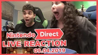 LIVE REACTION - Nintendo Direct 09.04.2019 Highlights - SuperGirlKels & Jayy