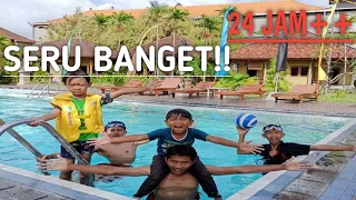 CHALLENGE 24 JAM DIKOLAM RENANG, TIBA TIBA ADA KEJADIAN YANG BIKIN BOCIL SEDIH! | Mikael TubeHD