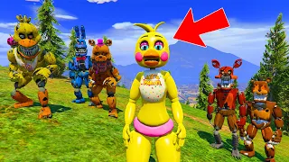 ГТА 5 ФНАФ АНИМАТРОНИКИ КАК КОШМАРНЫЕ АНИМАТРОНИКИ УКРАЛИ ЧИКУ FNAF Animation GTA 5 MODS Серия #1077