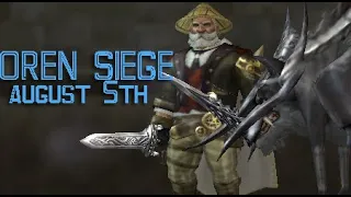 Oren Castle siege August 5th, 2023. Reborn x1 origins. Masquerade clan.