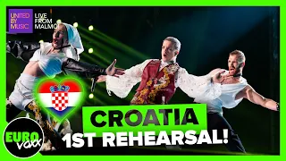 🇭🇷 CROATIA EUROVISION 2024: 1ST REHEARSAL (REACTION) // BABY LASAGNA - RIM TIM TAGI DIM