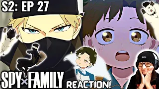 SPY x FAMILY S2 : EP 27 BOND STRATEGY STAY ALIVE DAMIAN FIELD TRIP ARMYMOO Reacts For First Time!