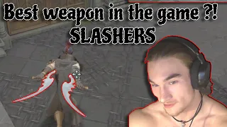 Let's play: V Rising- Finally got my Merciless Iron Slashers- Best weapon ?! #vrising