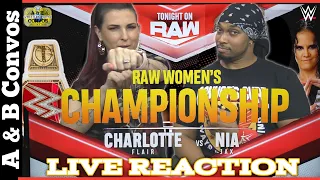 Charlotte Flair vs. Nia Jax AGAIN - LIVE REACTION | Monday Night Raw 9/6/21