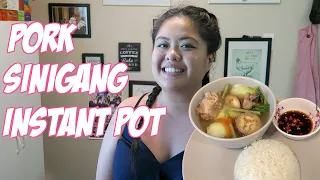 EASY Pork Sinigang in the Instant Pot using BASIC Ingredients - SiniGangGang