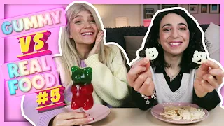 GUMMY VS REAL FOOD #5 || fraoules22