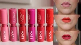 NEW | NYX Butter Lipstick Review w/ Lip Swatches of ALL 22 Shades