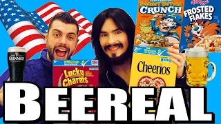 Irish People Try American Breakfast Cereals With Beer!  = 'BEEREAL'