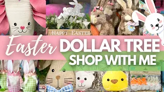 Dollar Tree EASTER 2024 | Dollar Tree EASTER New Finds | New Decor & DIY Shop With Me 🐰