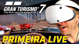 Primeira vez no Gran Turismo 7 com VR - Vitor Genz - Licenças