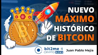 🔵 🔥 Nuevo MÁXIMO histórico de BITCOIN rompiendo los 23.000 $ - Bit2Me Crypto News