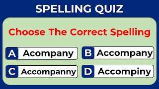 Spelling Quiz | Can You Score 25/25? | #Challenge 23