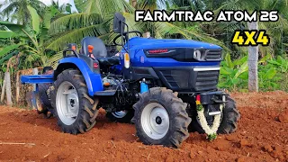 Farmtrac Atom 26 4wd Mini tractor Full review | Price specifications and features | Part - 01