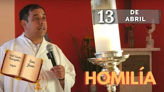 EVANGELIO DE HOY sábado 13 de abril del 2024 - Padre Arturo Cornejo